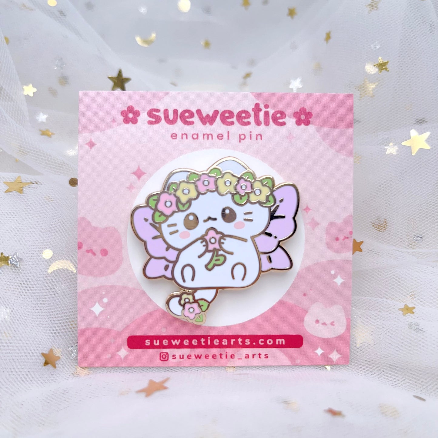 Fairy Cat Enamel Pin