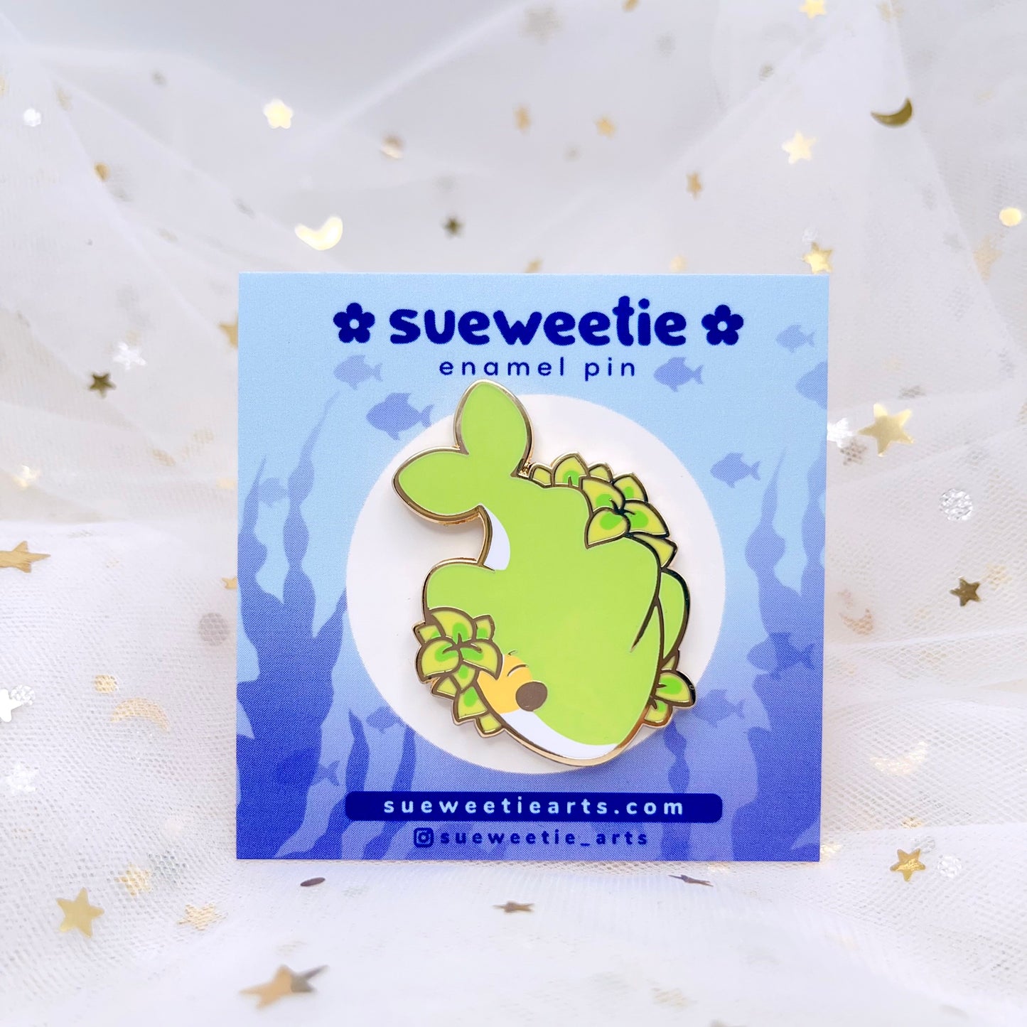 Daylily Shark Enamel Pin