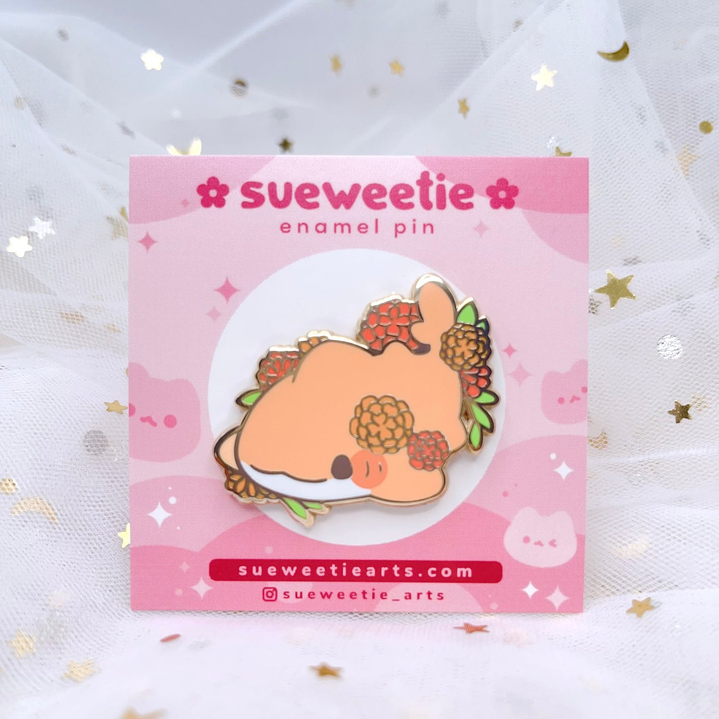 Marigolds Shark Enamel Pin