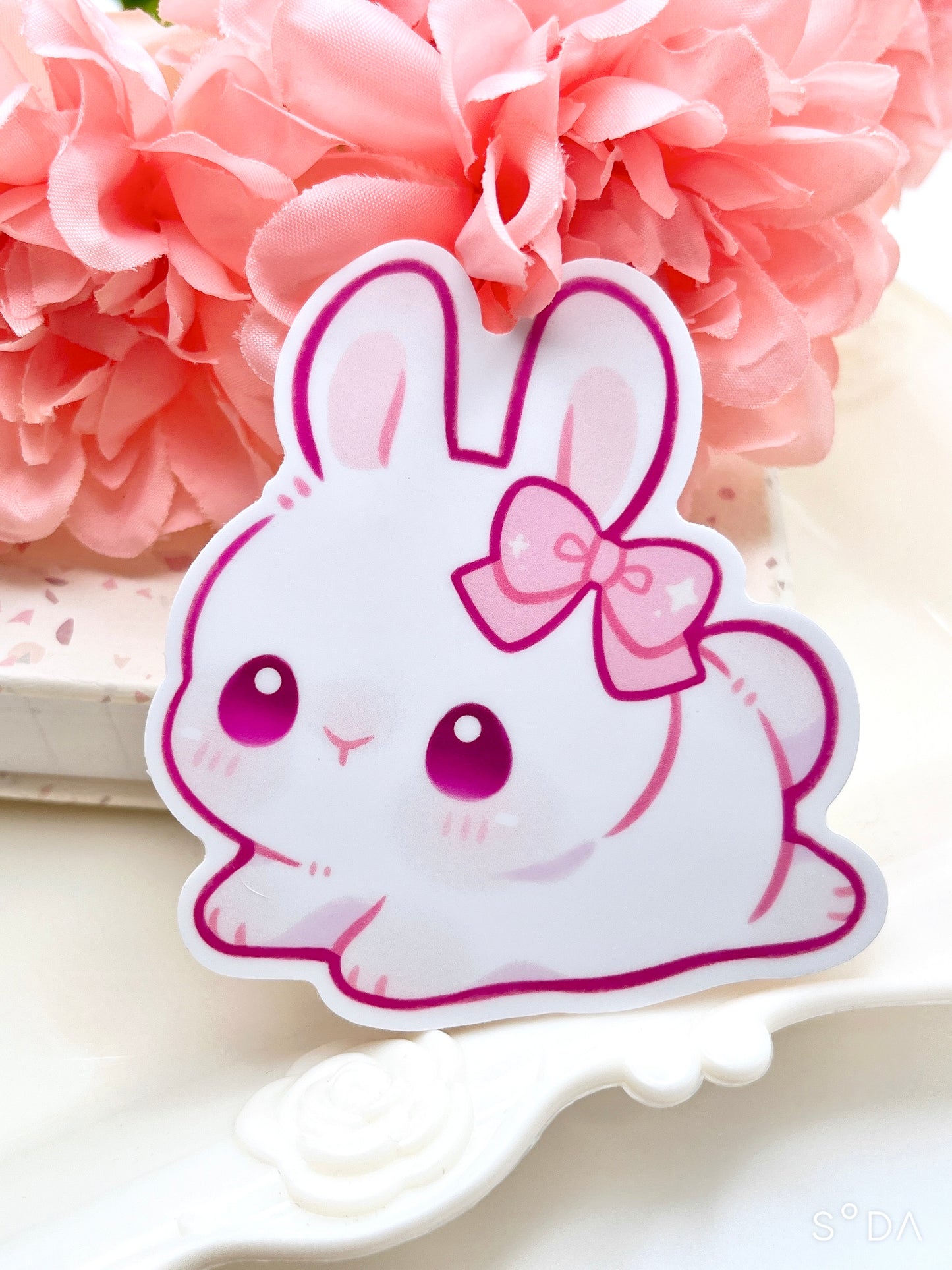 Coquette Bunnies Vinyl Sticker