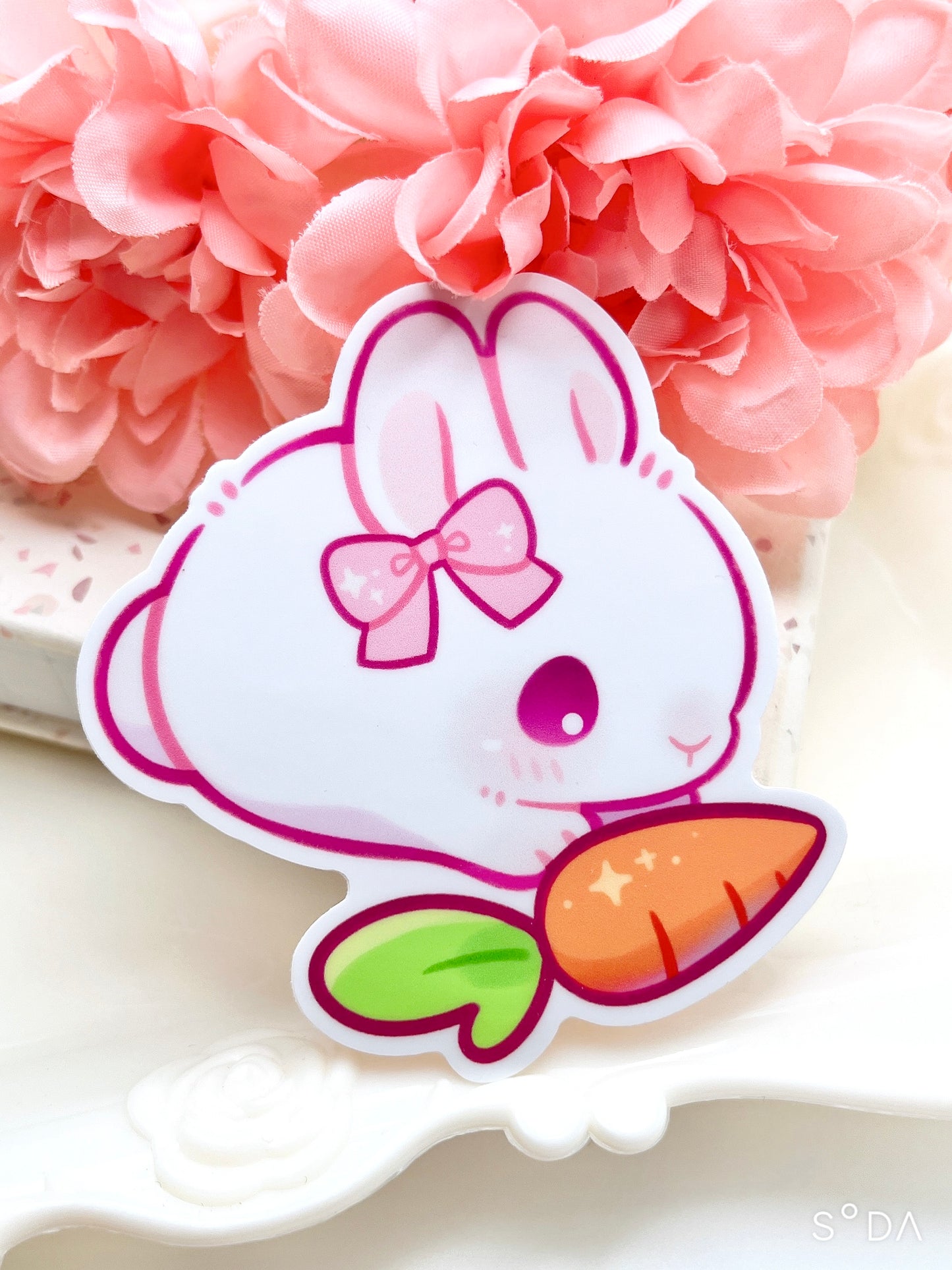 Coquette Bunnies Vinyl Sticker