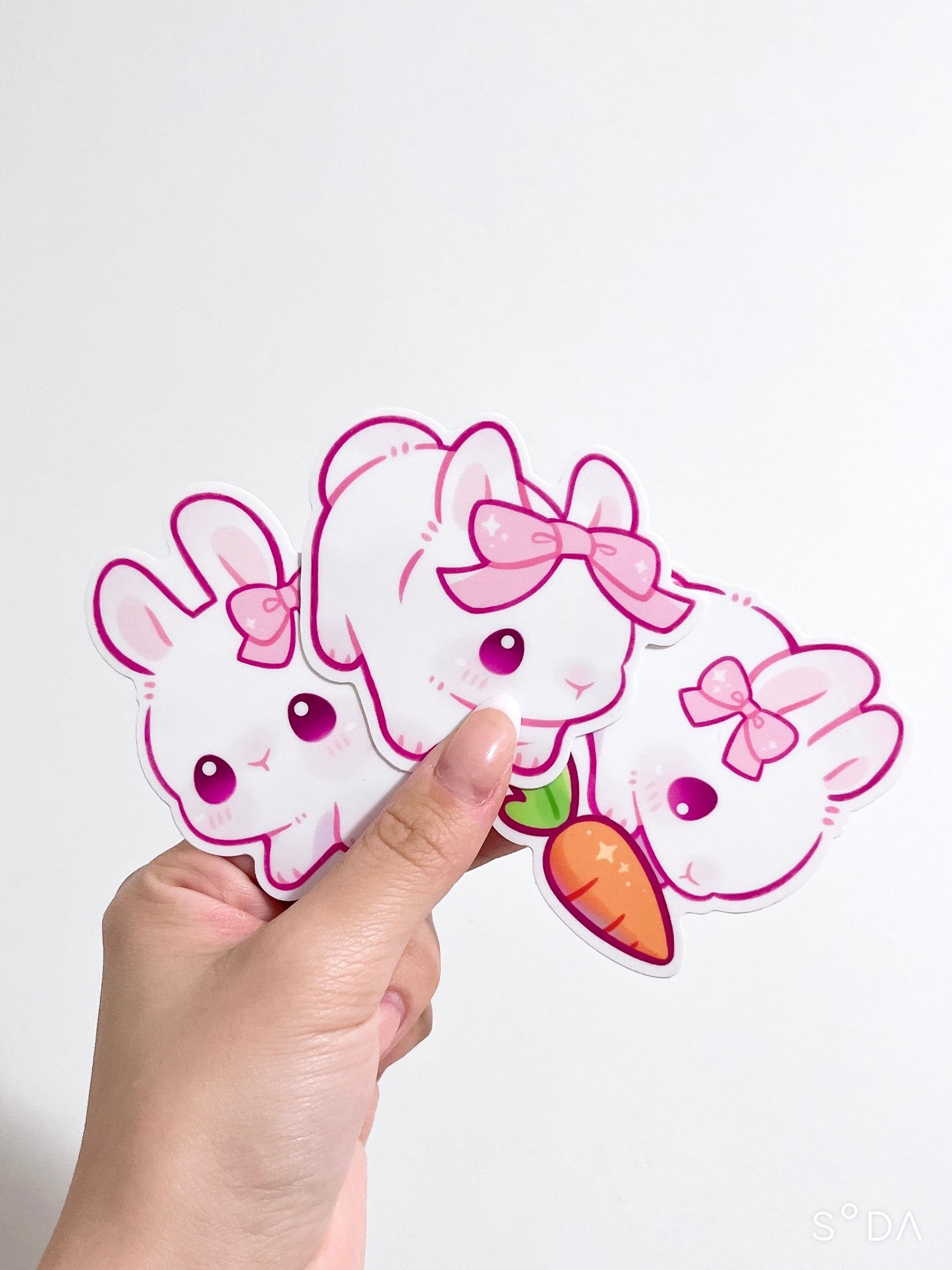 Coquette Bunnies Vinyl Sticker