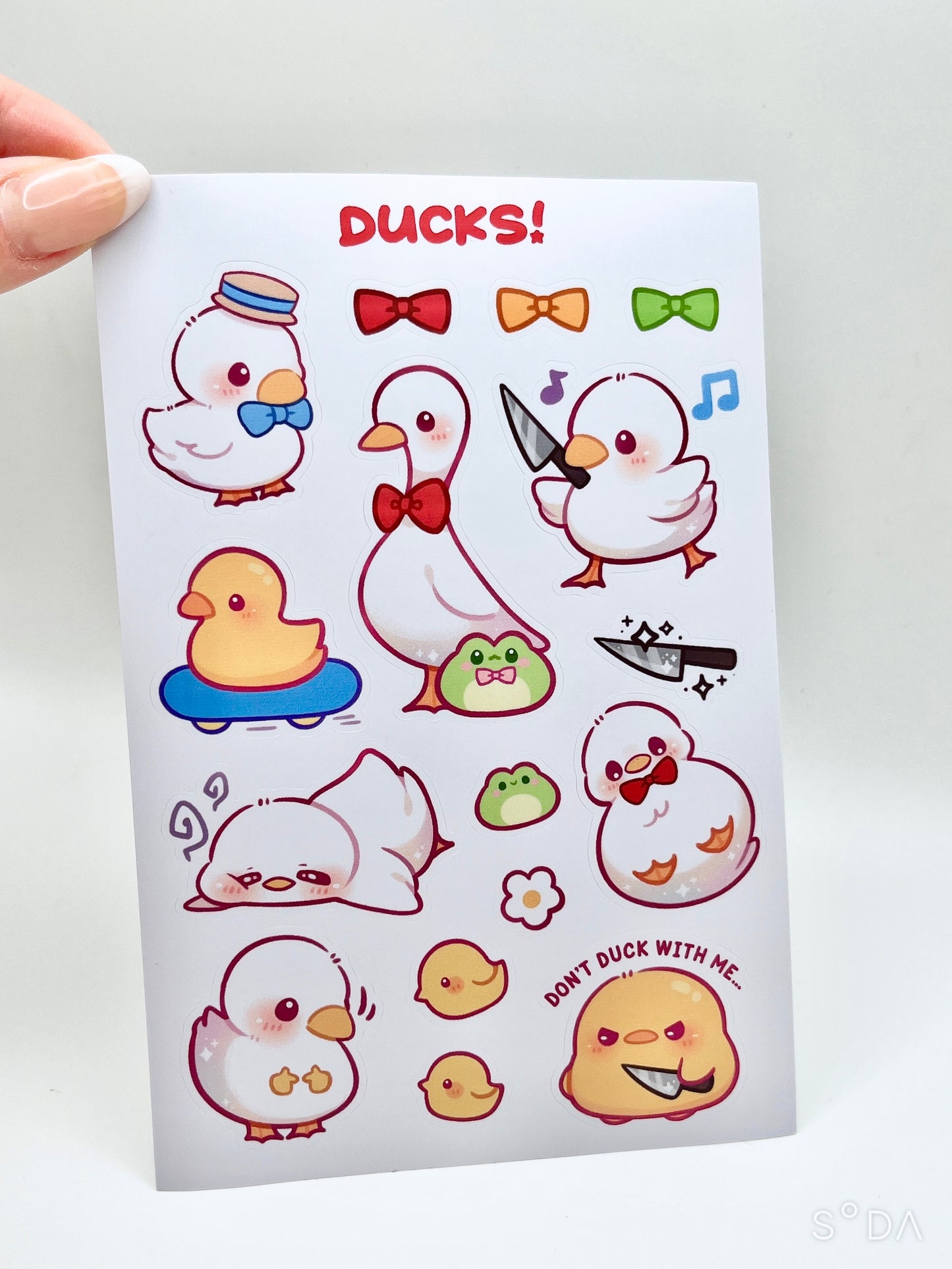 Ducks Sticker Sheet
