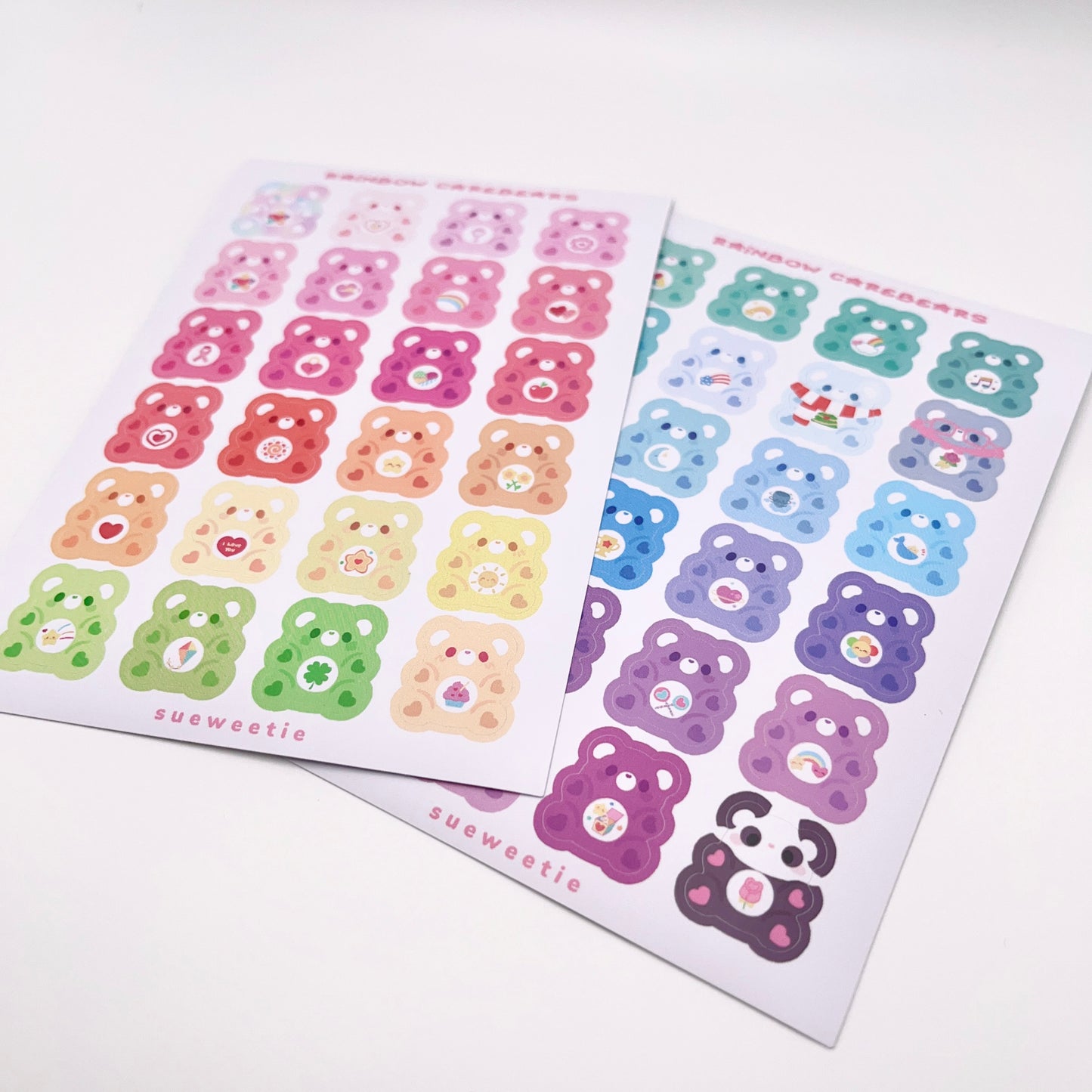 Rainbow Bears Sticker Sheets