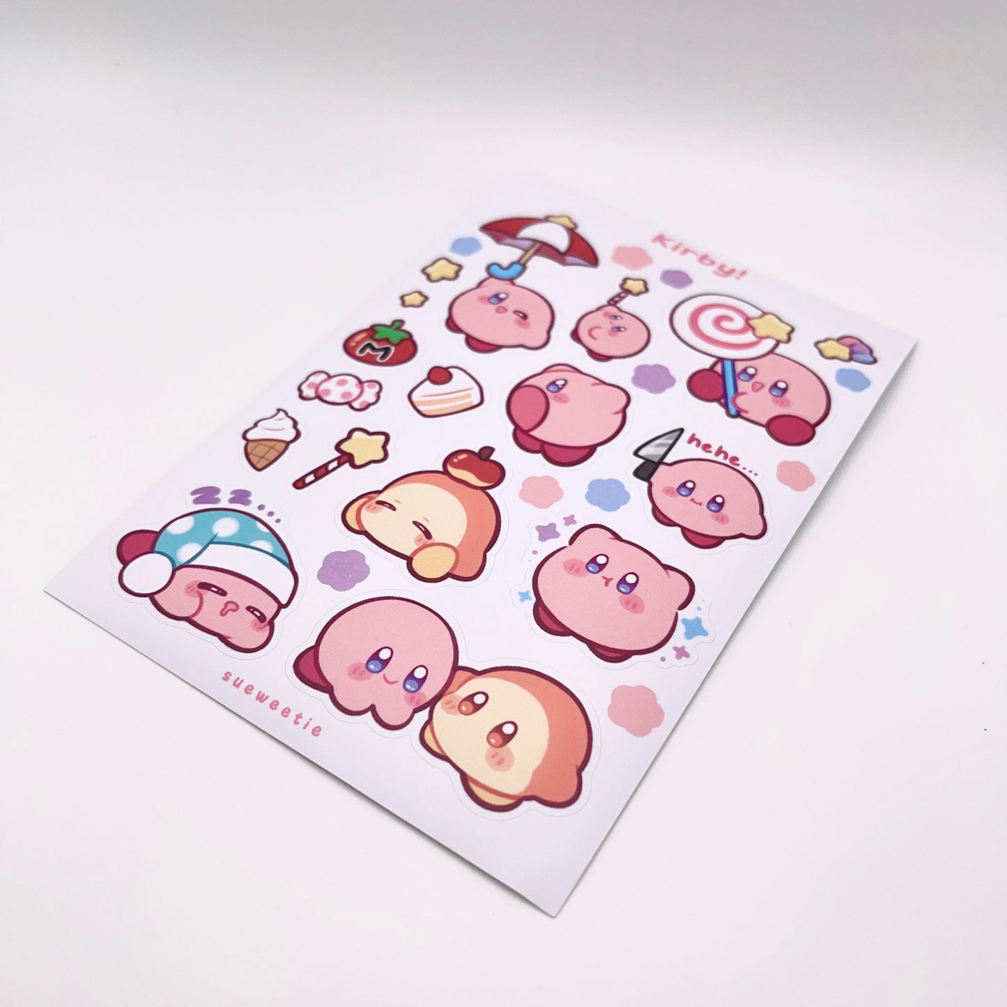 Kirby Sticker Sheet