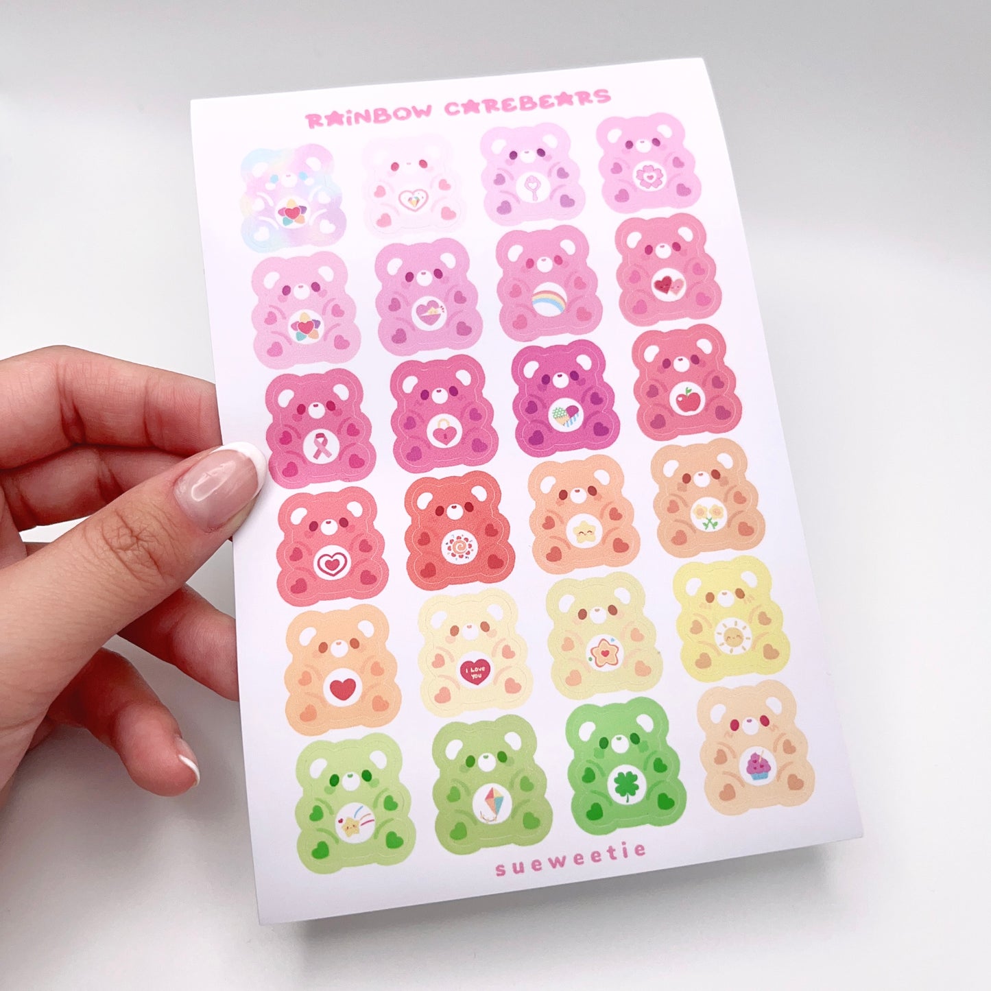 Rainbow Bears Sticker Sheets