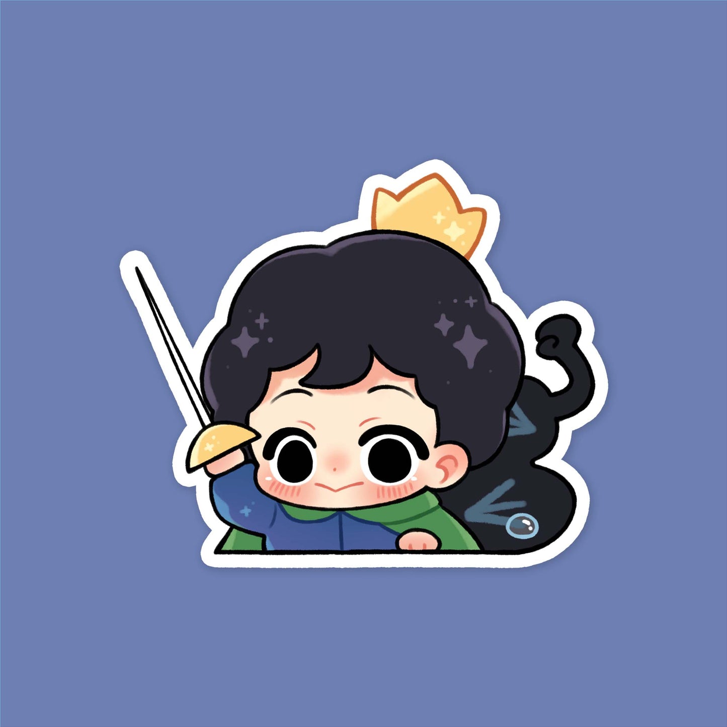 Ousama Ranking Bojji & Kage Vinyl Sticker