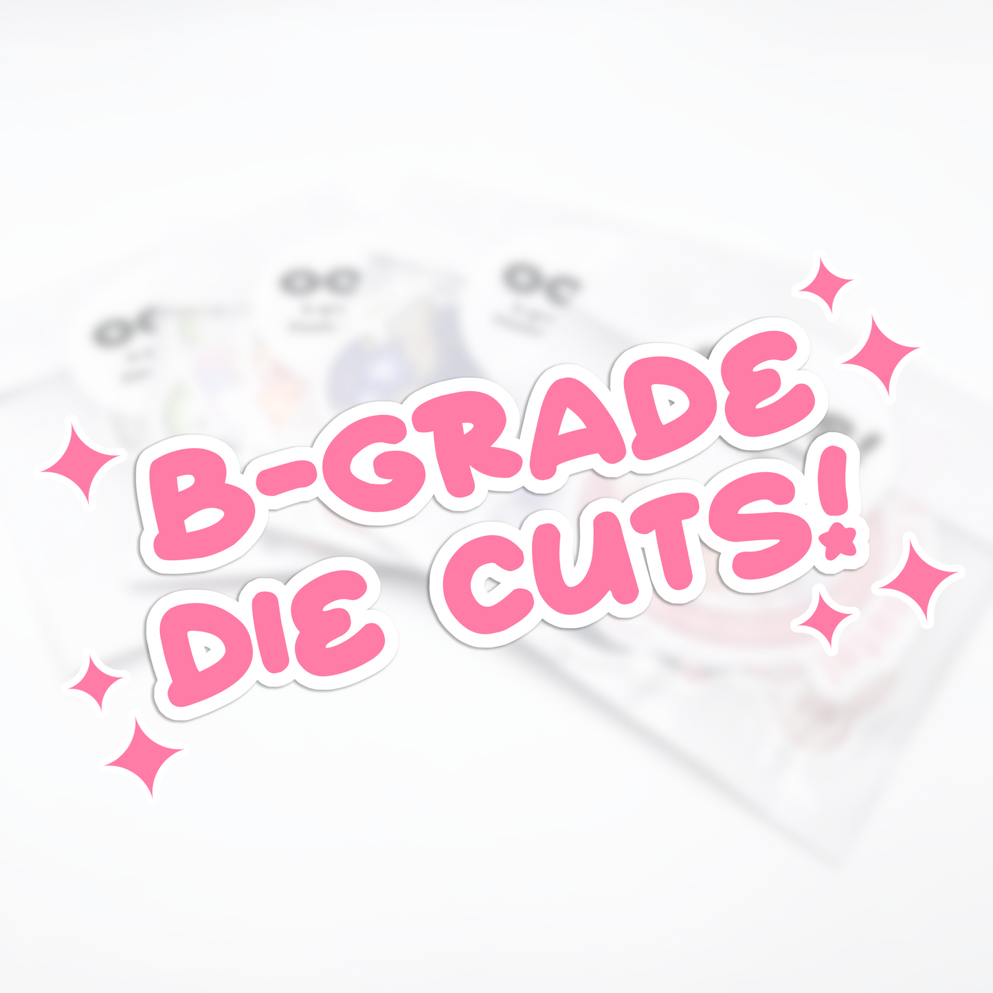 Mystery B-Grade Vinyl Stickers