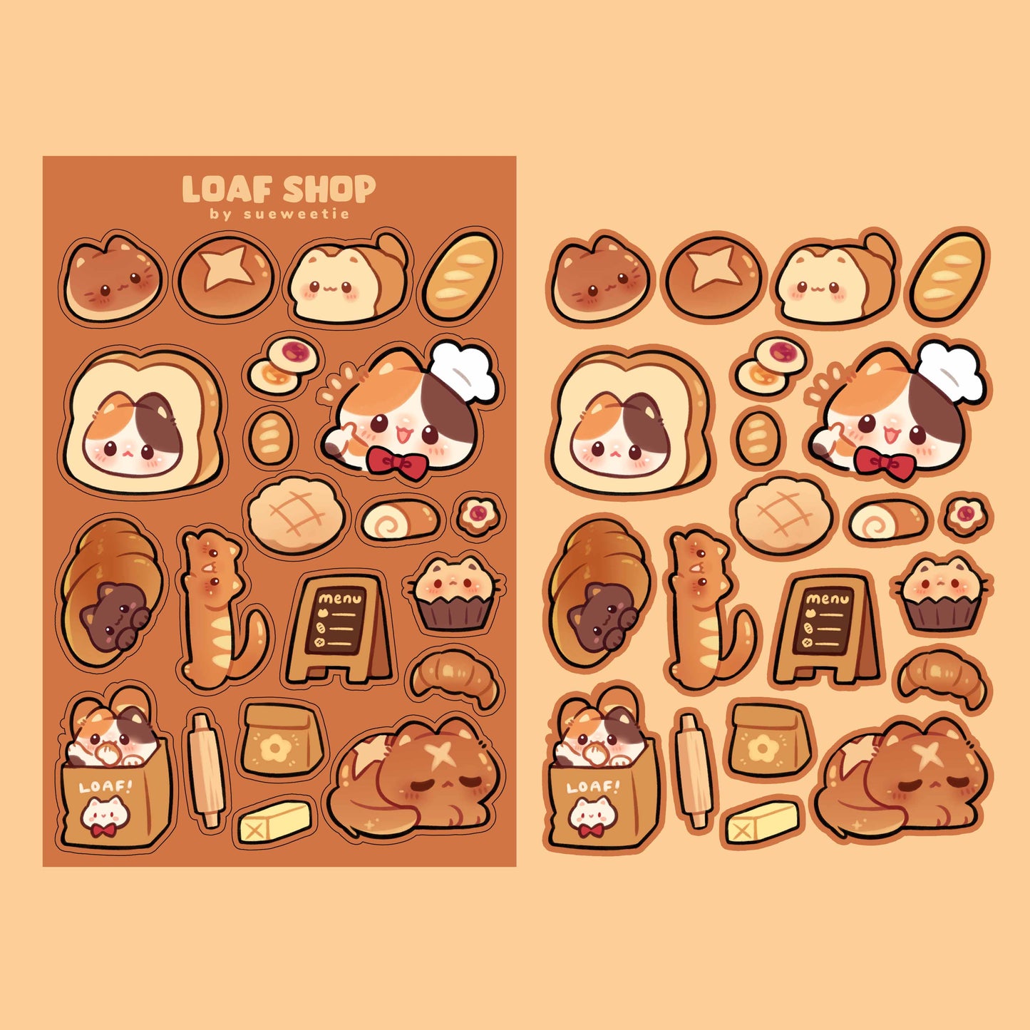 Loaf Shop Sticker Sheet