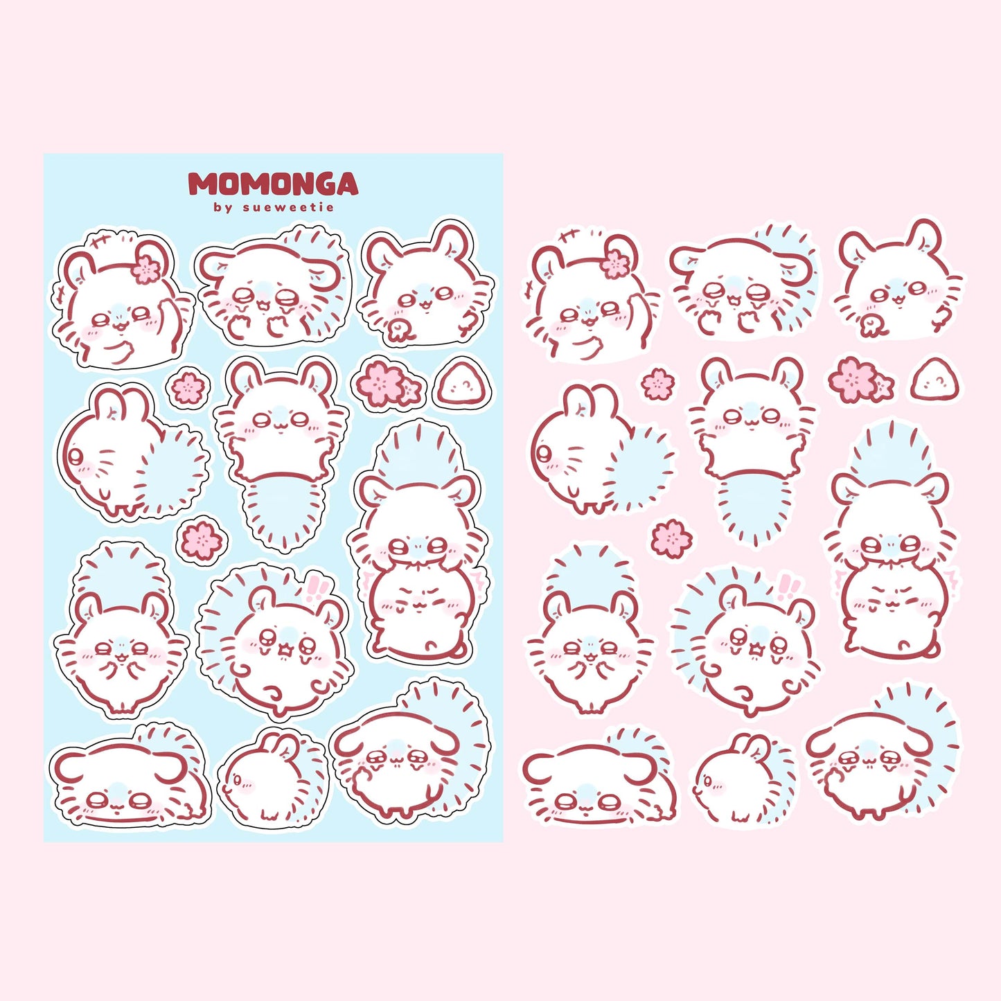 Flying Squirrel Sticker Sheet