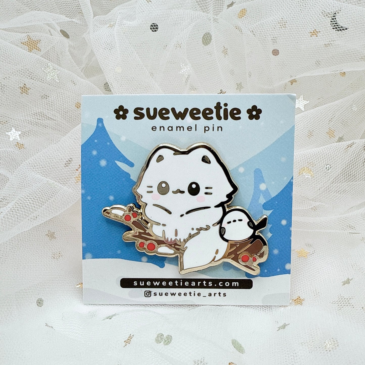 Snowy Friends Enamel Pin