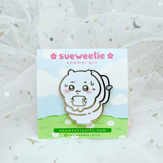 Chiikawa Toilet Enamel Pin