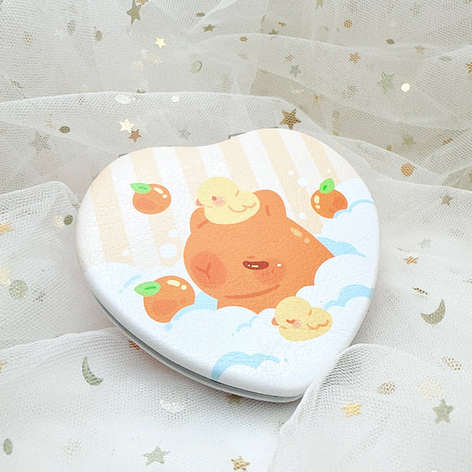 Capybara Pocket Mirror