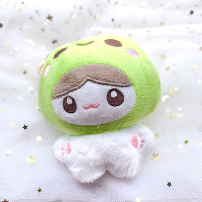 Frog Cat Plush Keychain