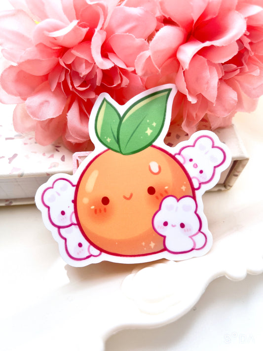 Tangerine Vinyl Sticker