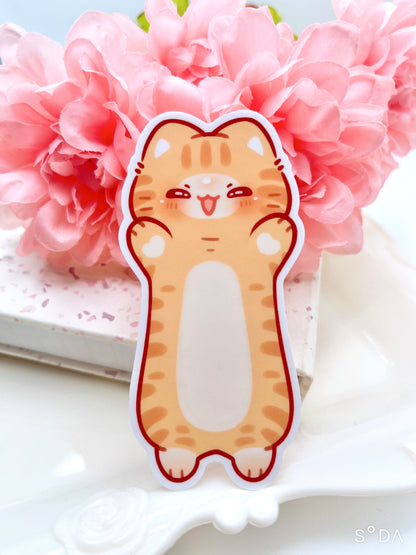 Long Cats Vinyl Sticker