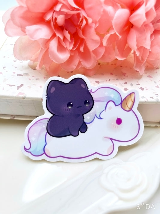 Unicorn Cat Vinyl Sticker