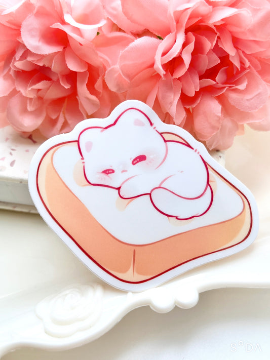 Cat Loaf Vinyl Sticker