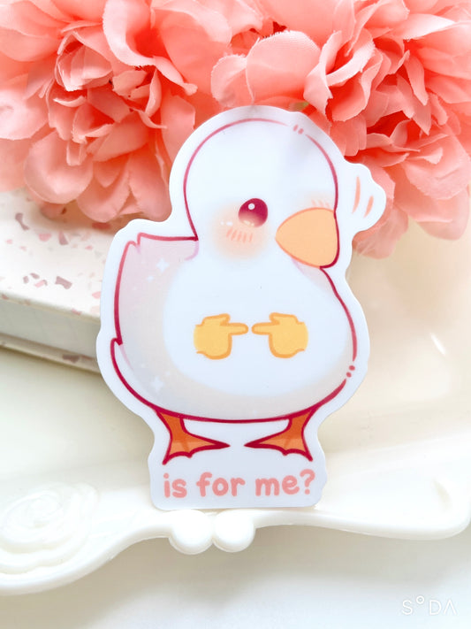 Meme Duck Vinyl Sticker