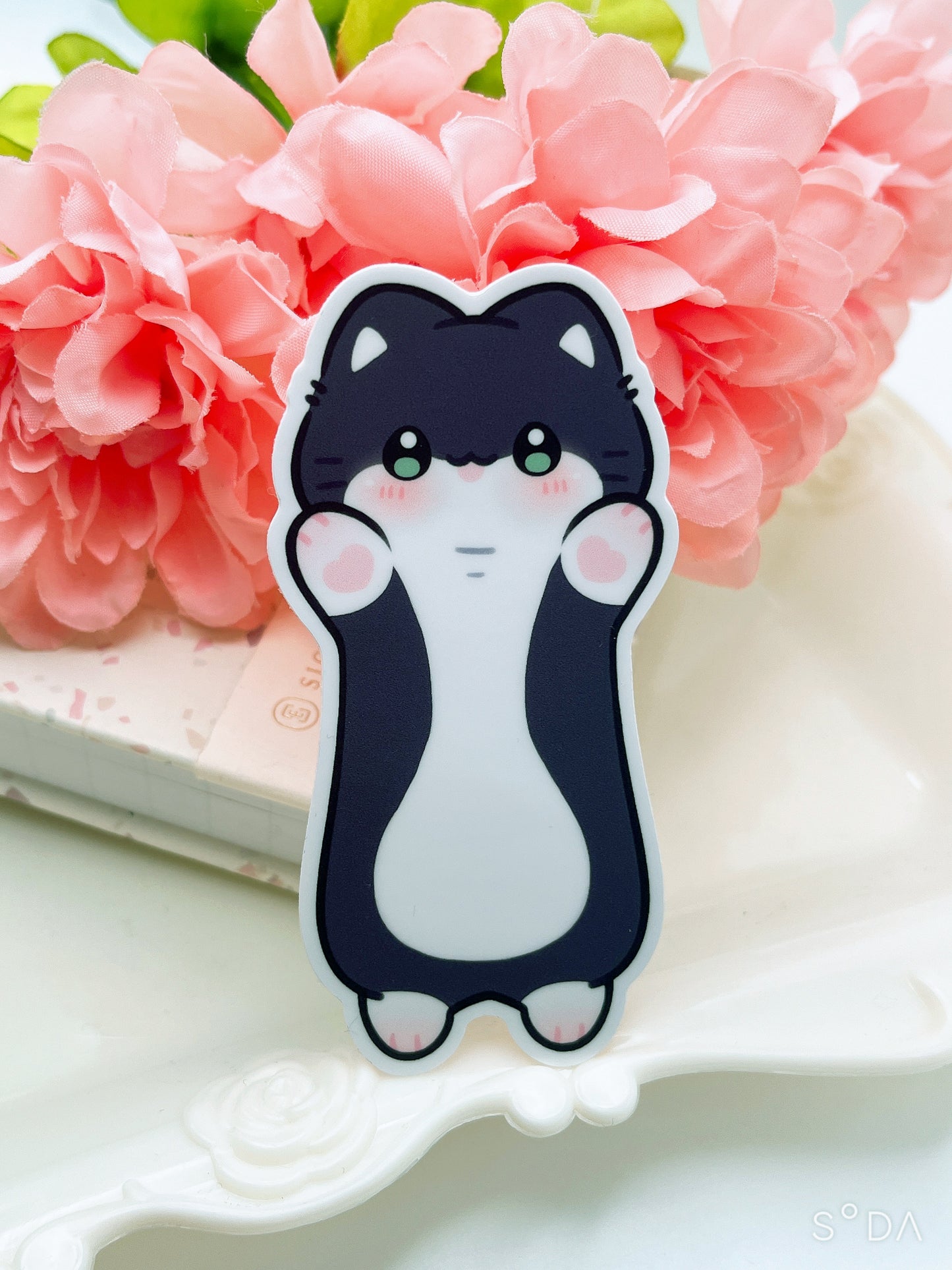 Long Cats Vinyl Sticker