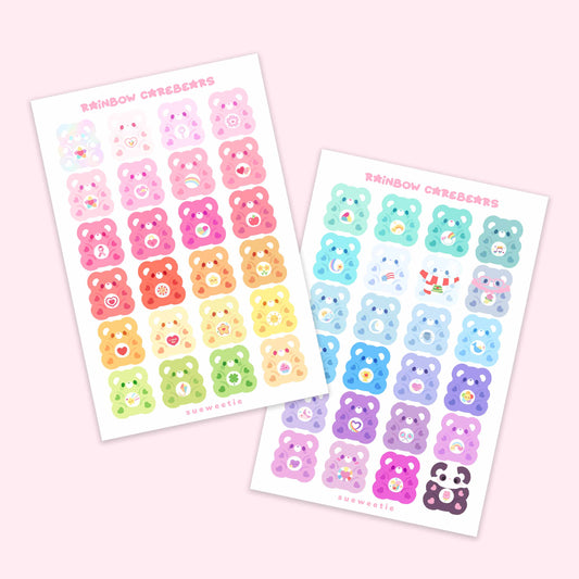 Rainbow Bears Sticker Sheets
