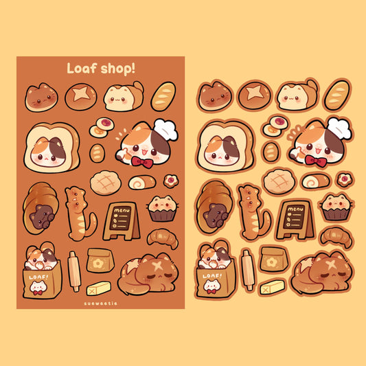 Loaf Shop Sticker Sheet