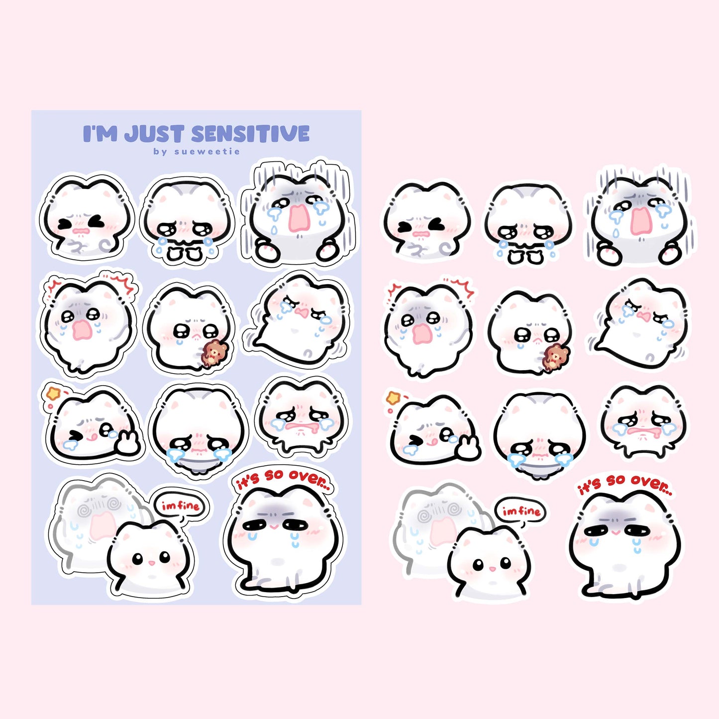 Sensitive Sticker Sheet