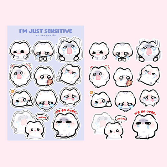 Sensitive Sticker Sheet