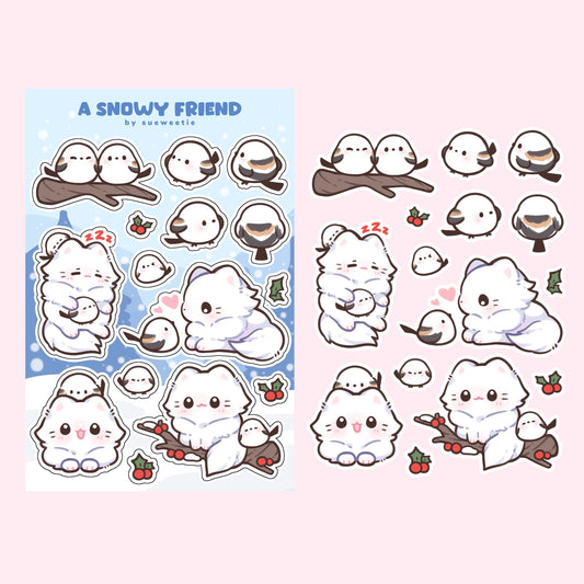 Snowy Friends Sticker Sheet