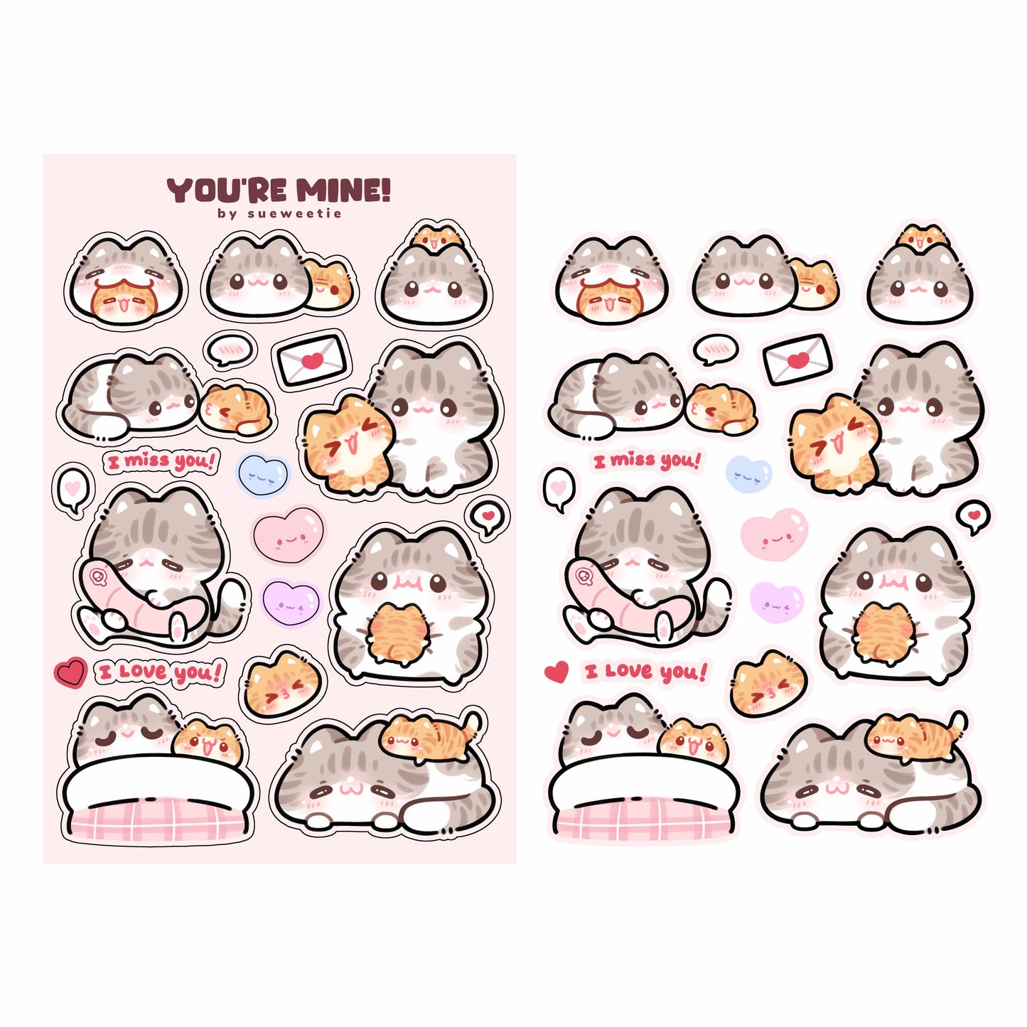 You're Mine! Sticker Sheet